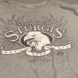 Vintage 2014 Sturgis biker T-shirt XXL